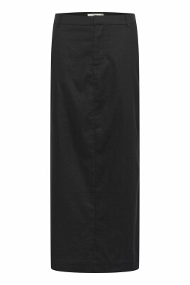 black-linen-skirt-regular-fit-ankle-length