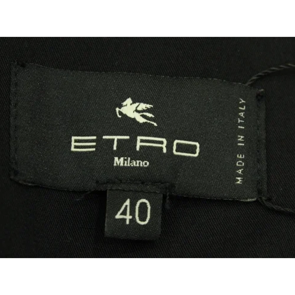 ETRO Cotton bottoms Black Dames
