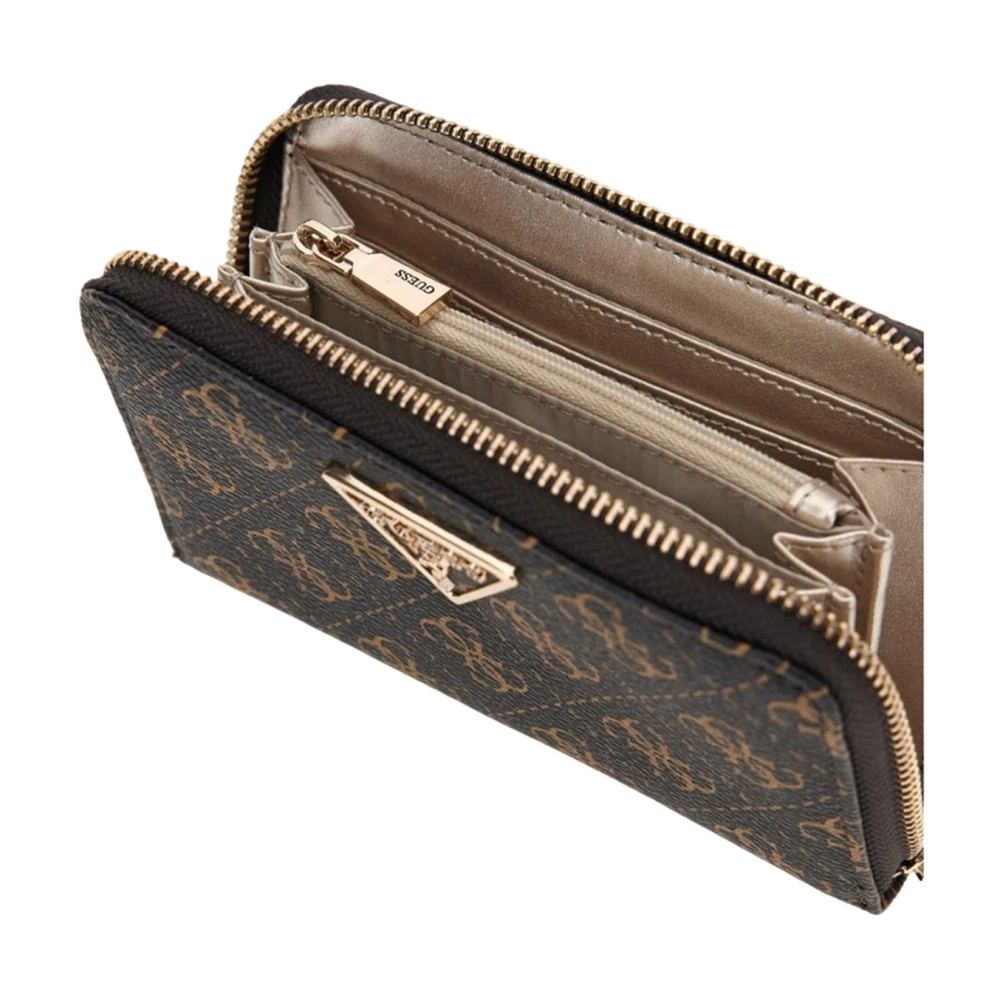 Guess Bruine Synthetische Damesportemonnee Brown Dames