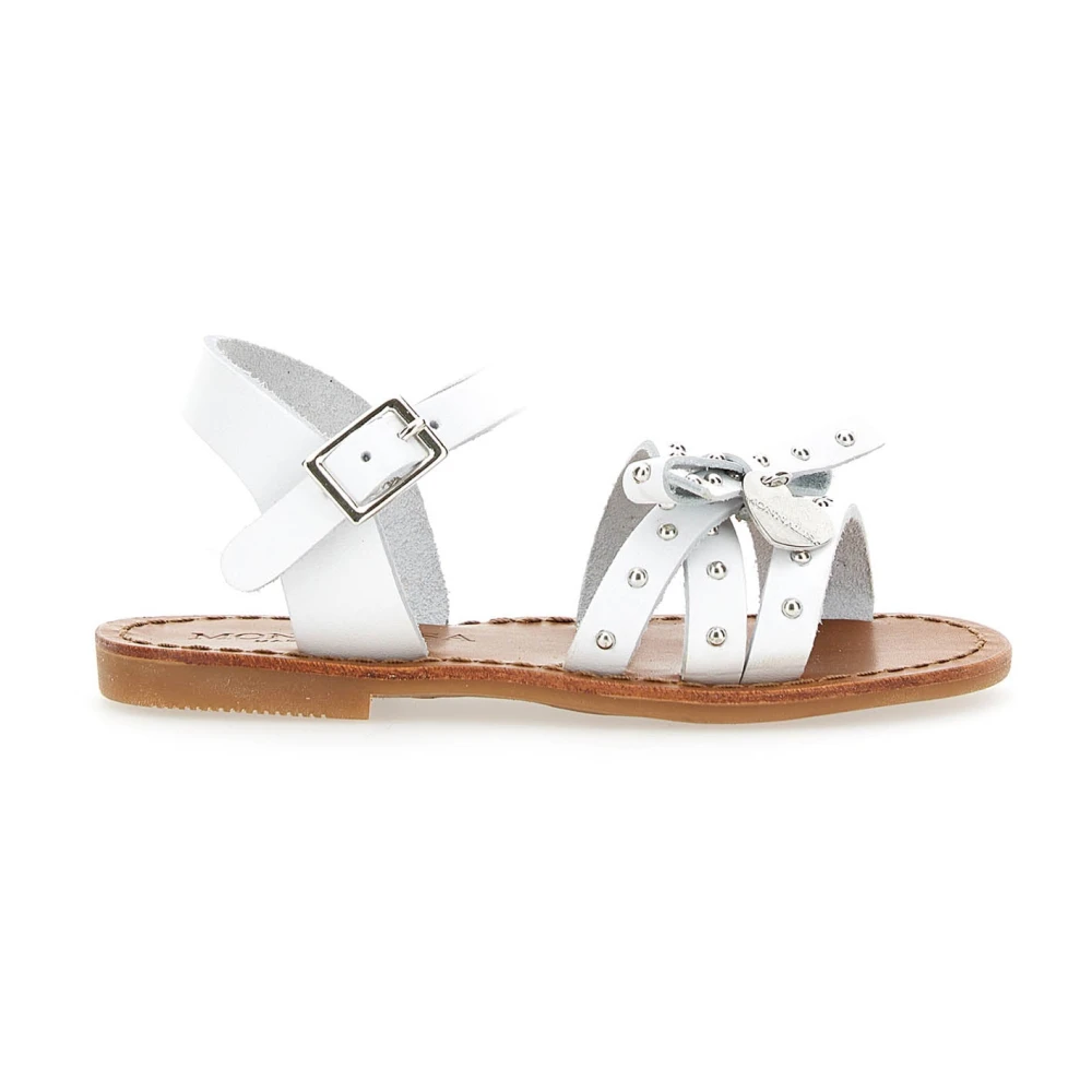 Monnalisa Girls White Kids Sandals, 24 Eu, Sandals