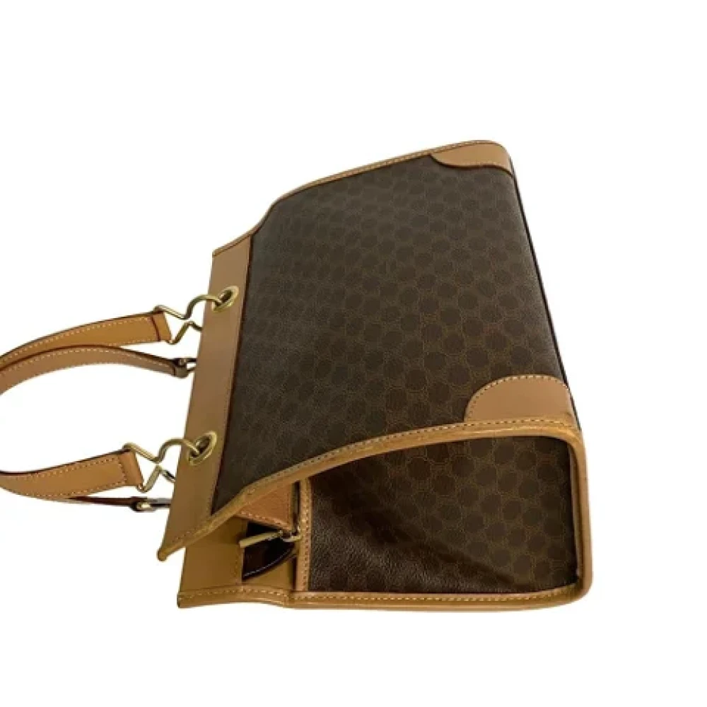 Celine Vintage Pre-owned Leather celine-bags Brown Dames