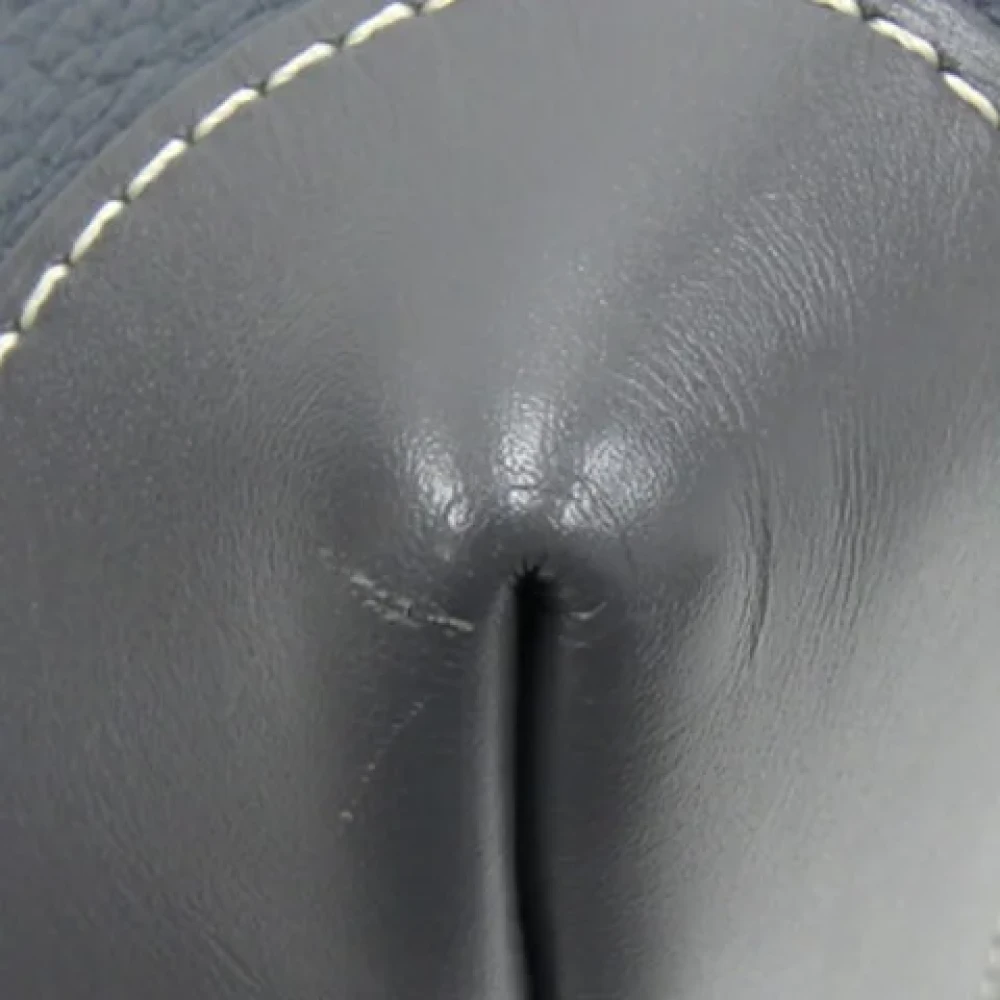 Goyard Vintage Pre-owned Leather handbags Blue Dames