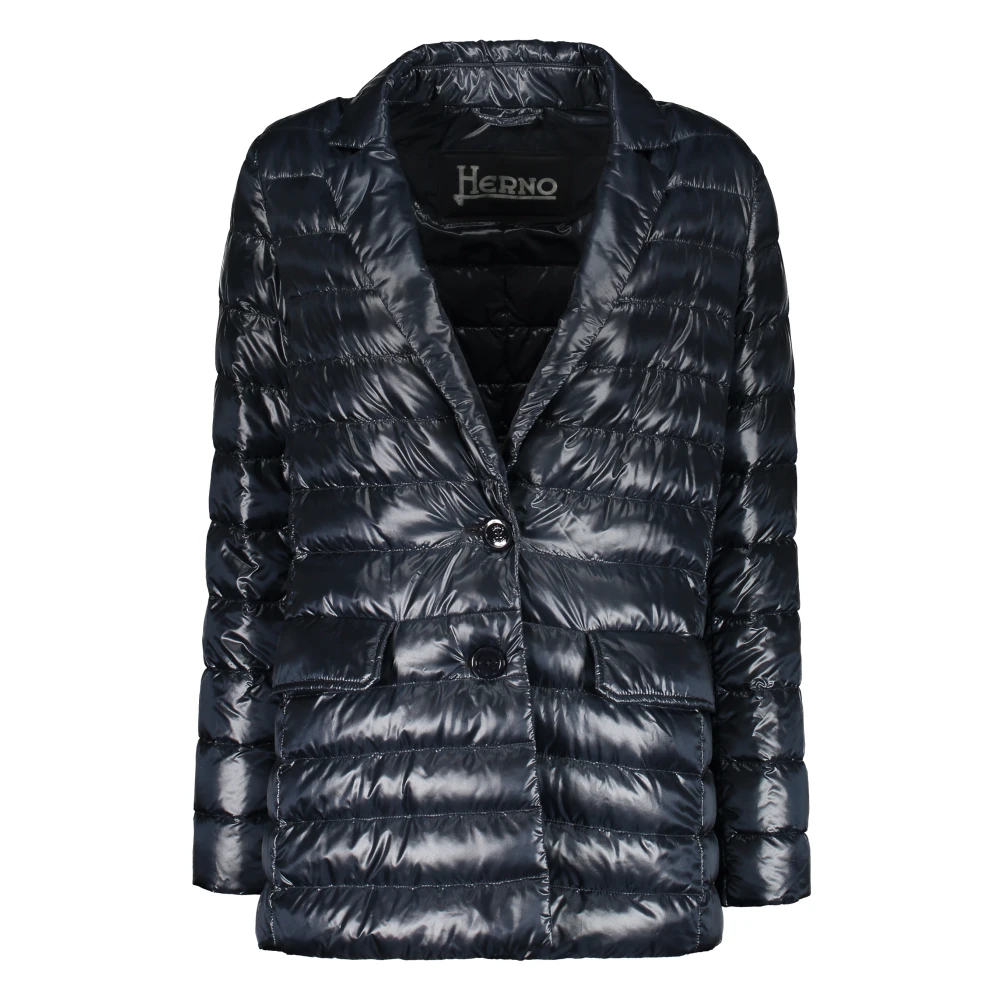Herno Donzen Jas met Reverskraag Blue Dames