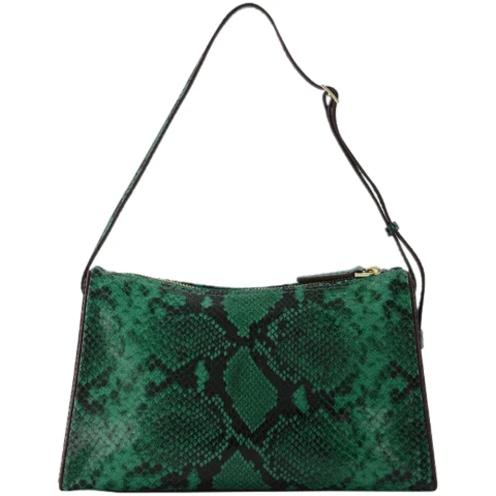 Manu Atelier Leather handbags Green Dames