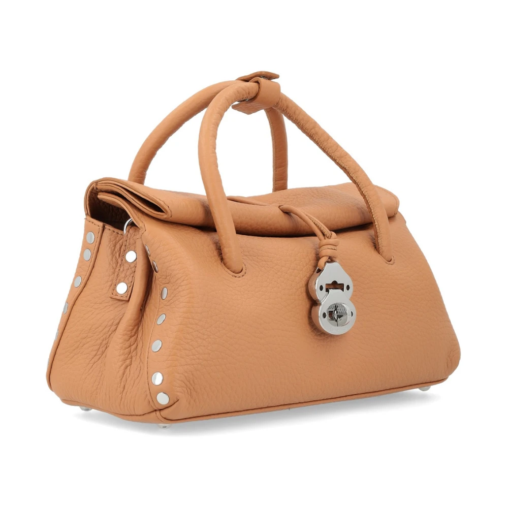 Zanellato Bruin Amaretto Centauro Leren Tas Brown Dames
