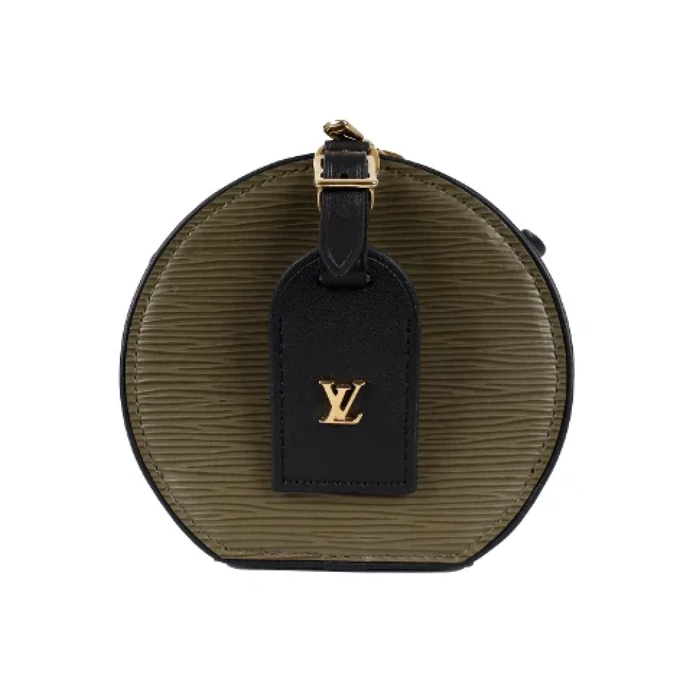 Louis Vuitton Vintage Pre-owned Leather louis-vuitton-bags Green Dames