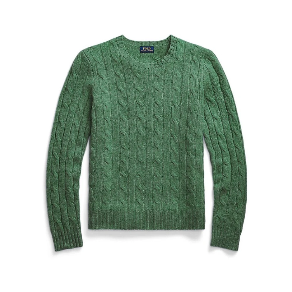 Ralph Lauren Groene Gebreide Sweater Vest Green Dames