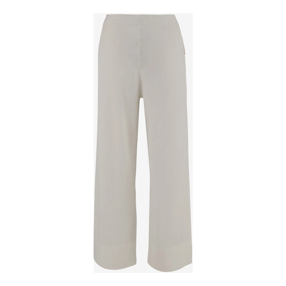 allude Witte Broek met Model Draagt White Dames