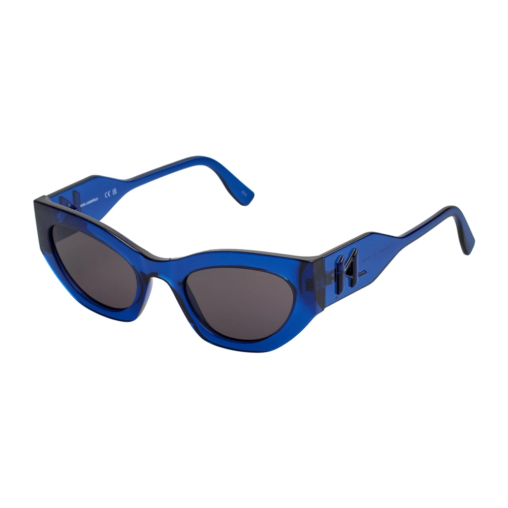 Karl Lagerfeld Women's Blue Sunglasses, One Size, Injection