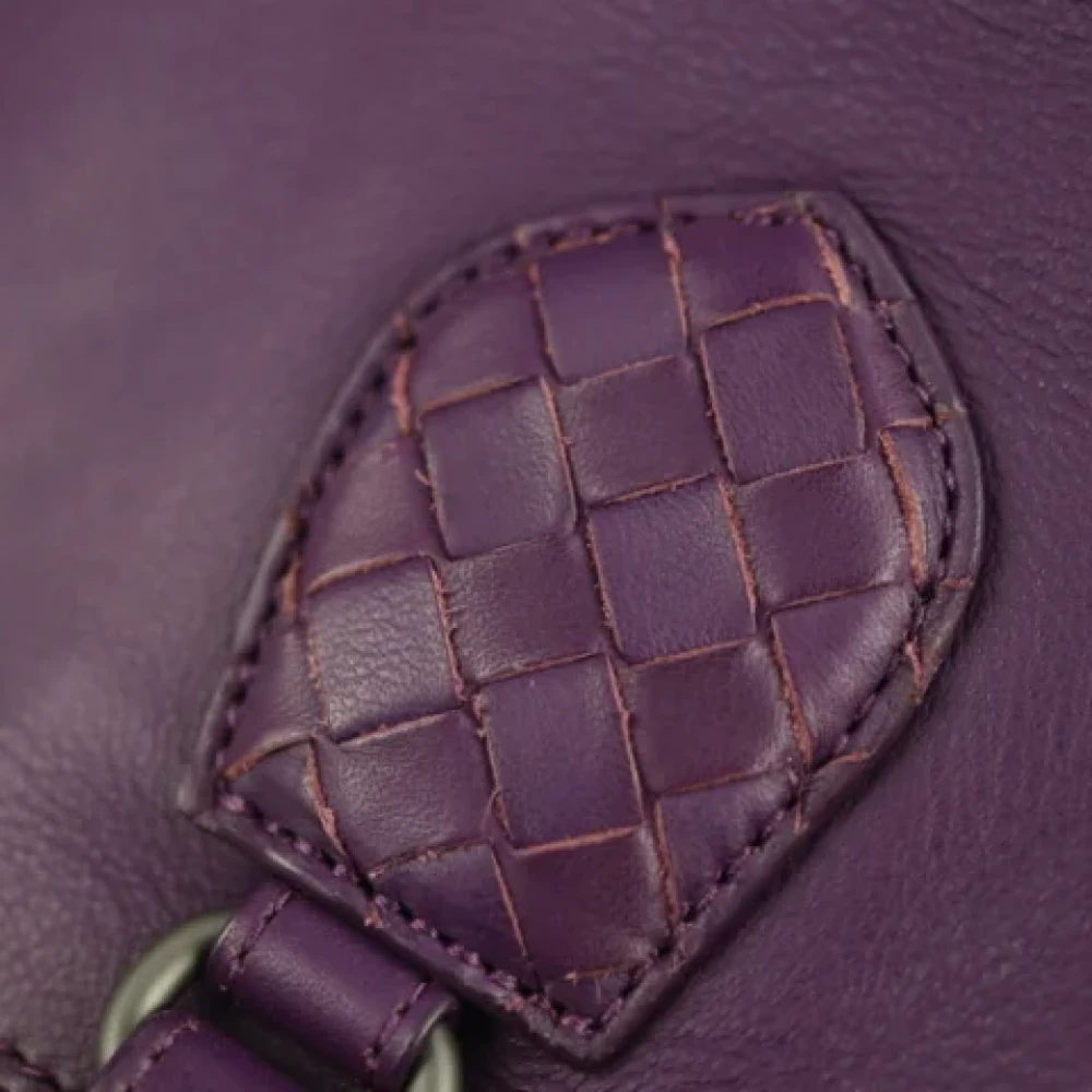 Bottega Veneta Vintage Pre-owned Leather totes Purple Dames