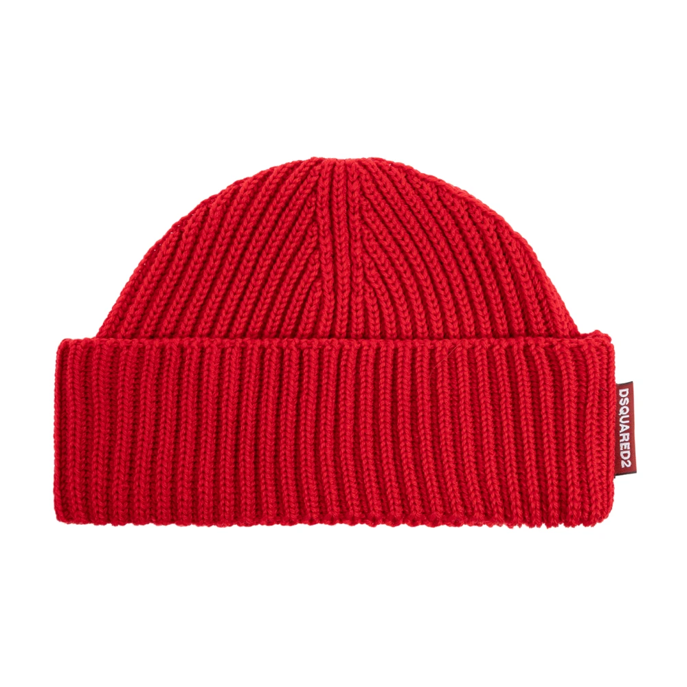 Dsquared2 Uomo Rosso - Set Cappello E Sciarpa - Accessories - One Size