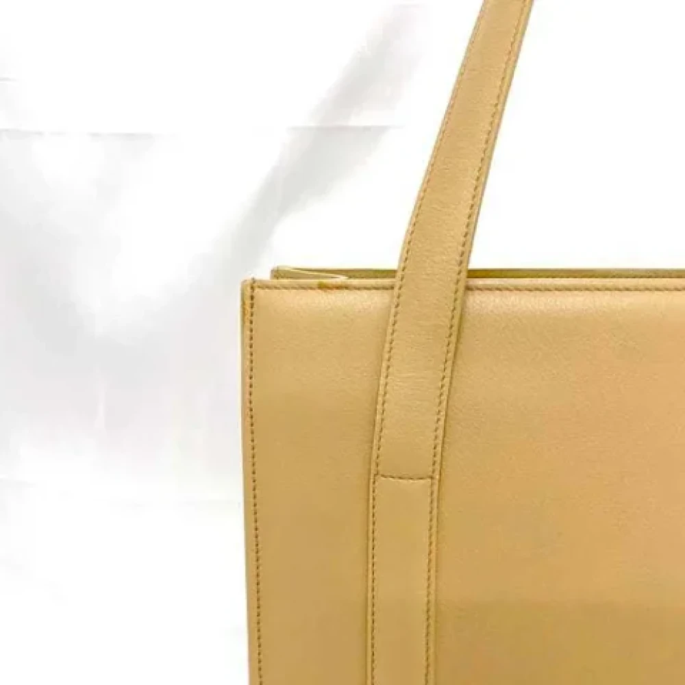 Cartier Vintage Pre-owned Leather handbags Beige Dames