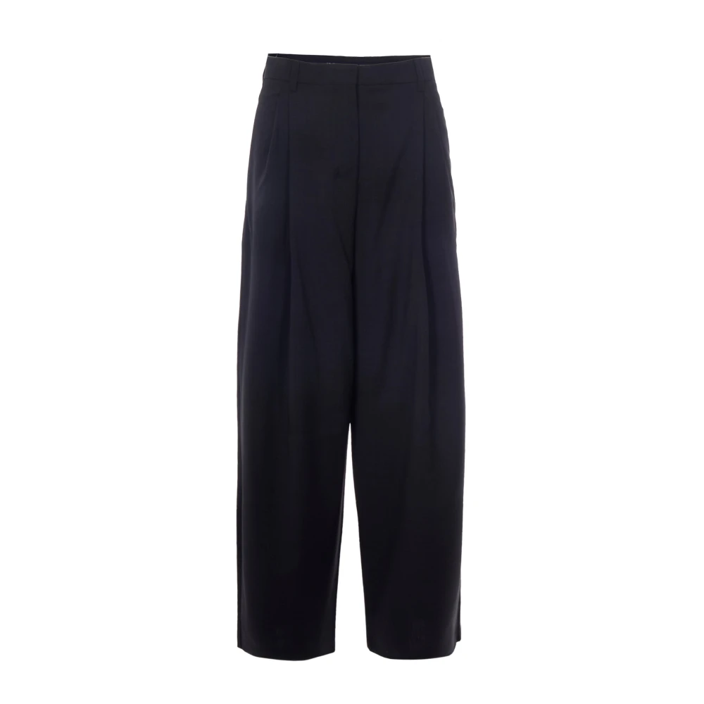 Max Mara Studio Mujer Azul - Pantalones Anchos - Trousers - 2XS