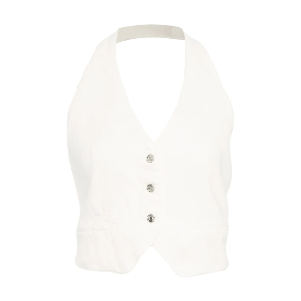 Liu Jo - Jackets > Vests - White - Liu Jo - Modalova