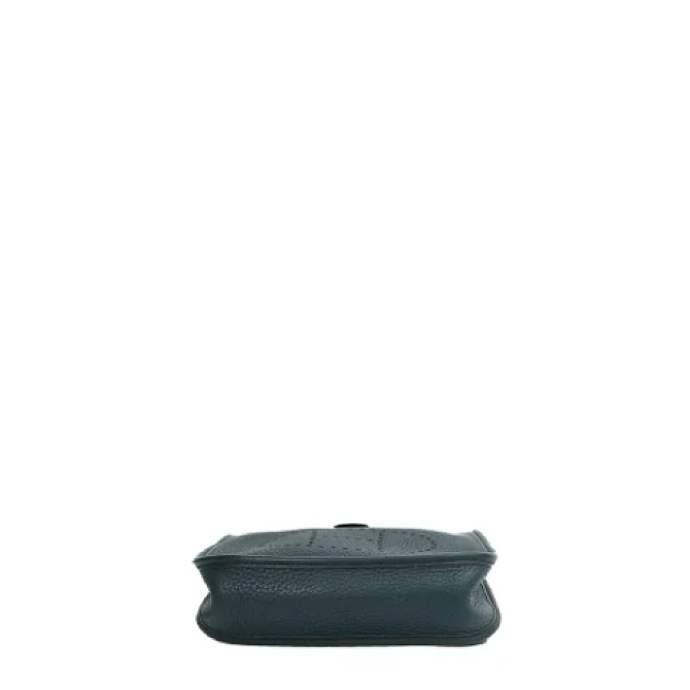 Hermès Vintage Pre-owned Leather shoulder-bags Green Dames
