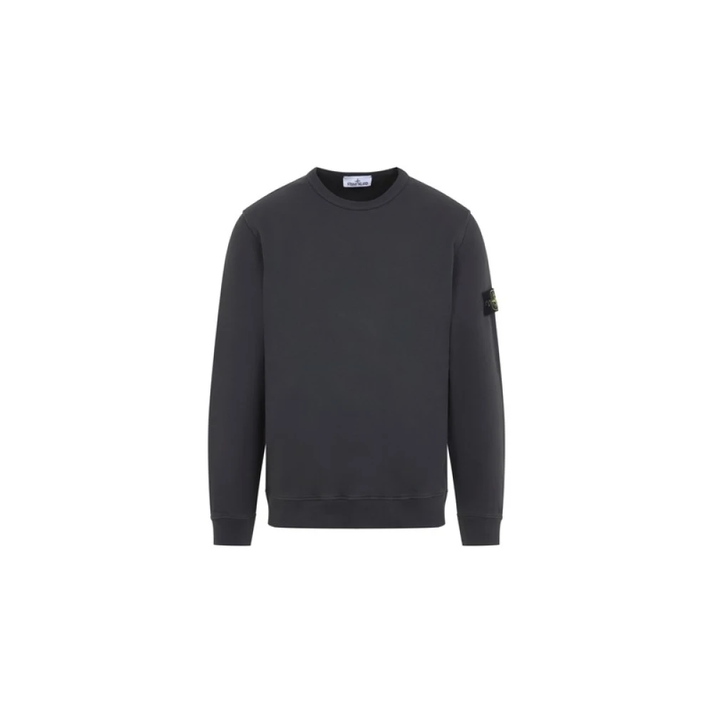 Stone Island Cotton Crewneck Sweatshirt - Male - Sweatshirts - Gray - M - Sweatshirts & Hoodies - Image 4