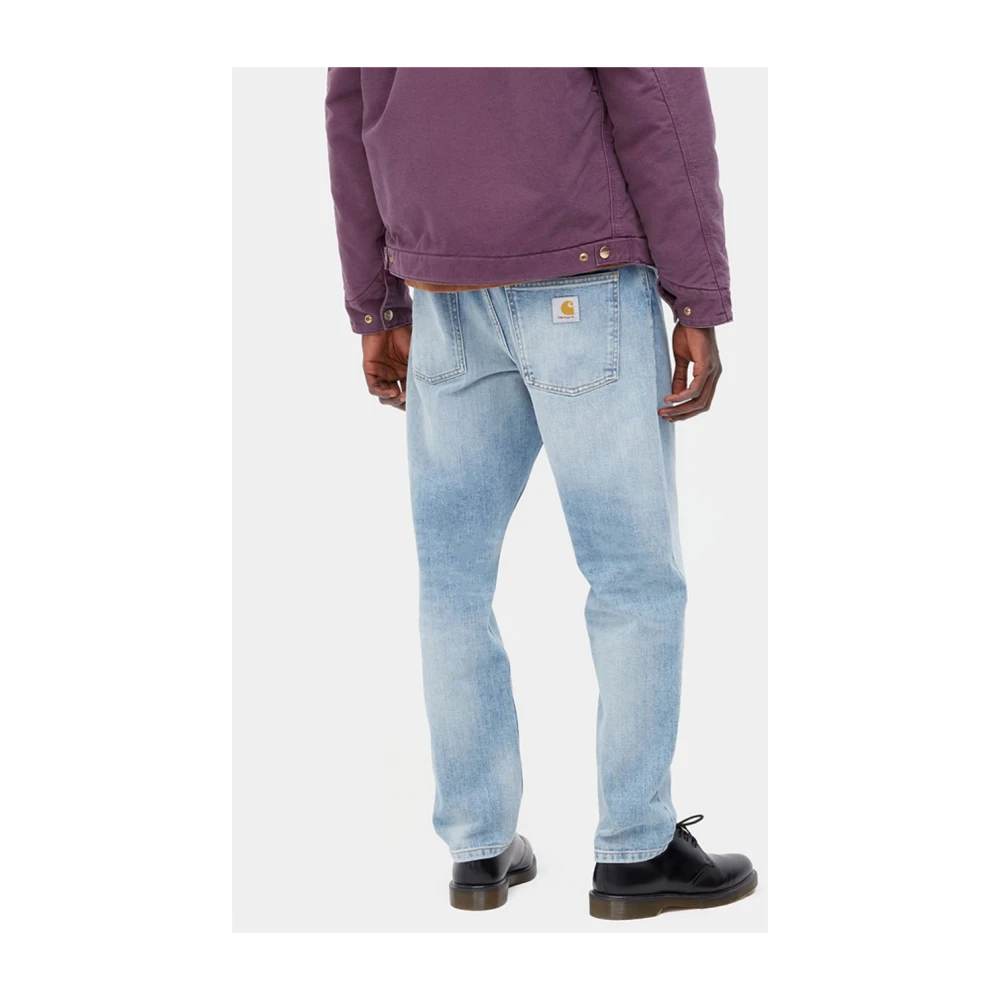 Carhartt WIP Lichtblauwe Loose-Fit Jeans Blue Heren