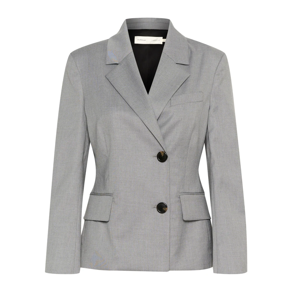 InWear Elegant Blazer Salt N Peppe Gray Dames