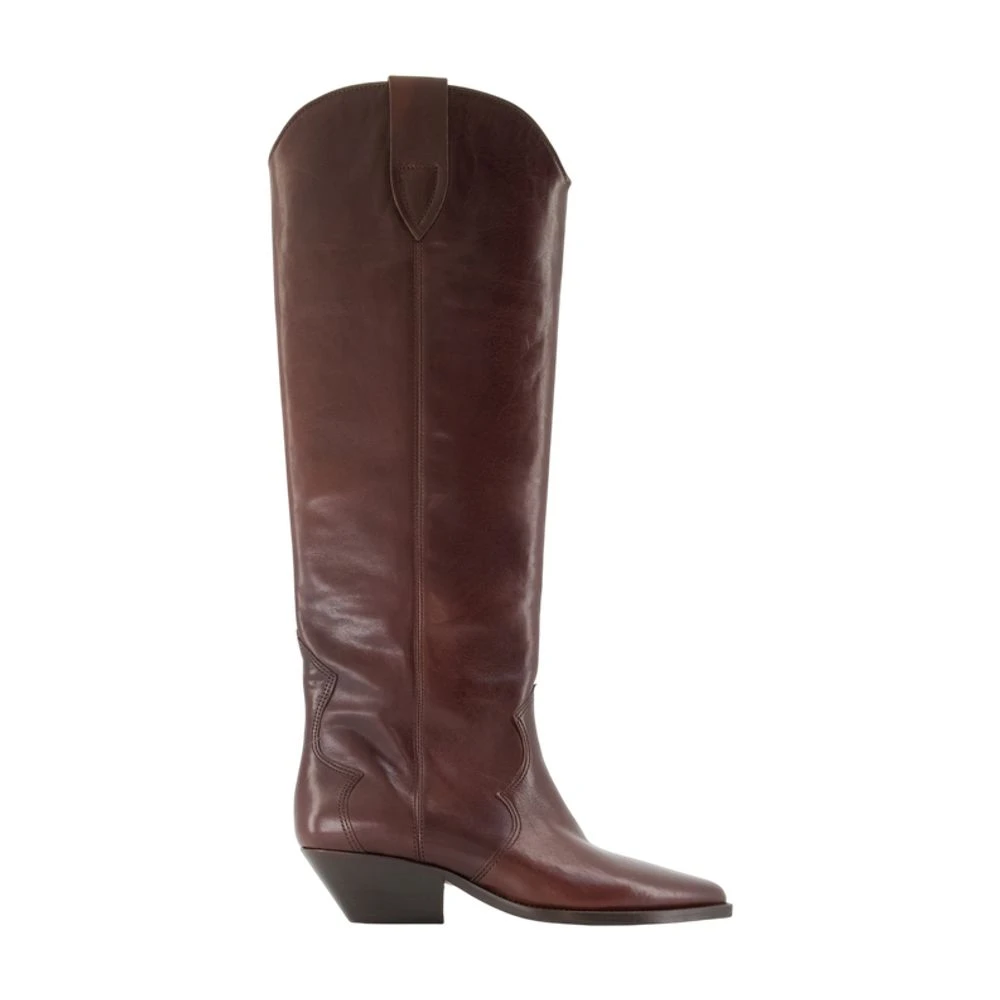 Isabel Marant Women's Red Denvee Boots - Cowboy & Biker Boots - 6 Uk - Shoes