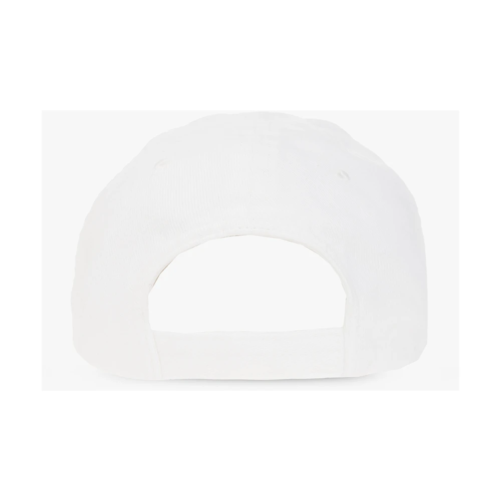Balenciaga Baseball Cap met ritssluiting en band White Heren