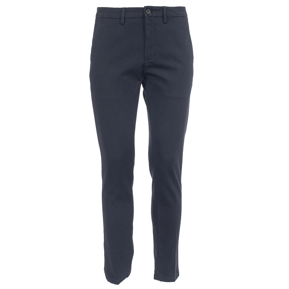Siviglia Slim Fit Carducci Broek van Katoen Blue Heren