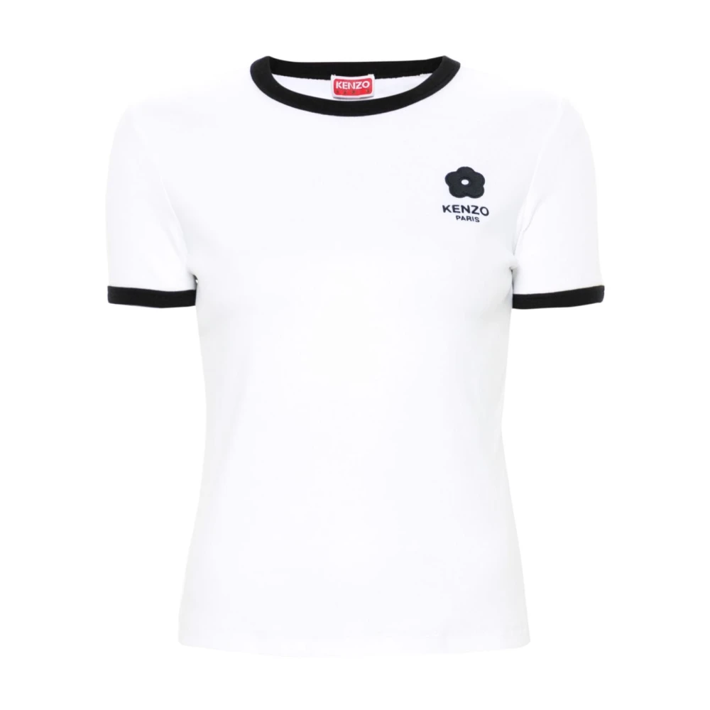 Kenzo Bloemmotief Crew Neck T-shirt White Dames