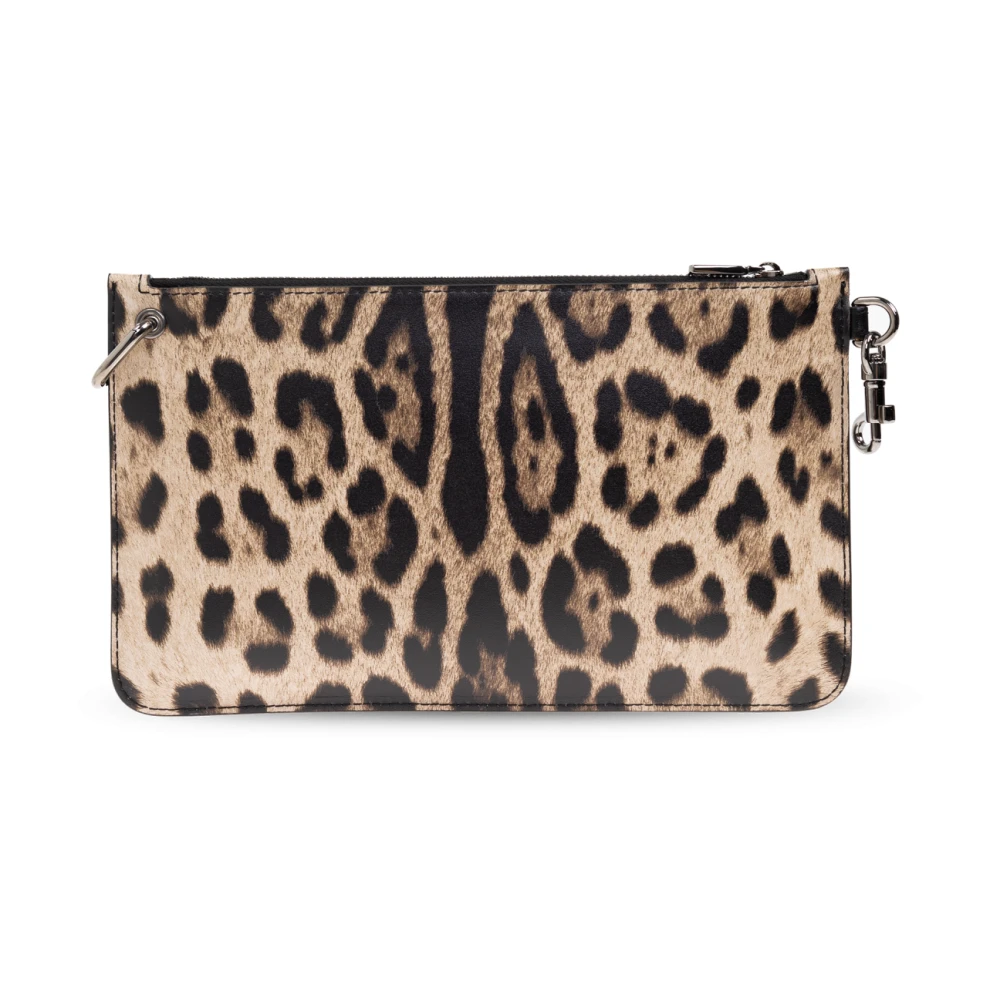 Dolce & Gabbana Dierenprint schoudertas Brown Heren