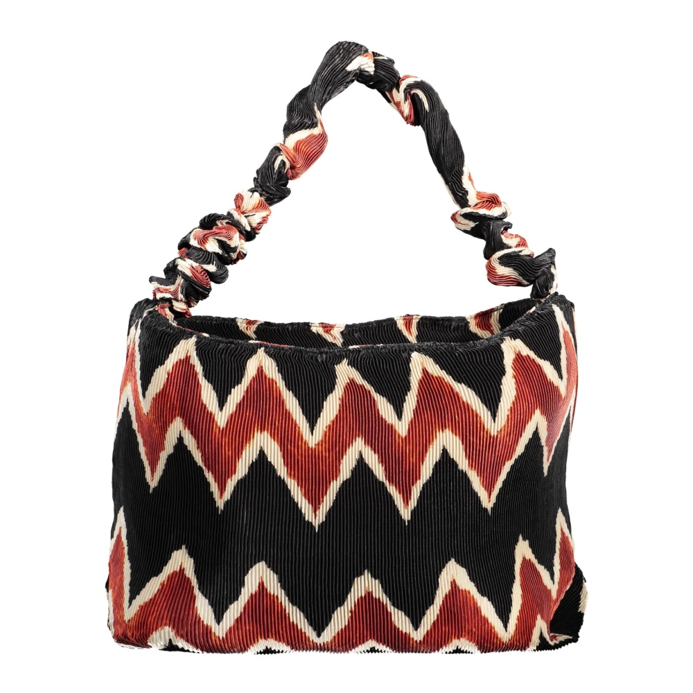 Desigual Women's Black Shoulder Bag Zip Closure Logo