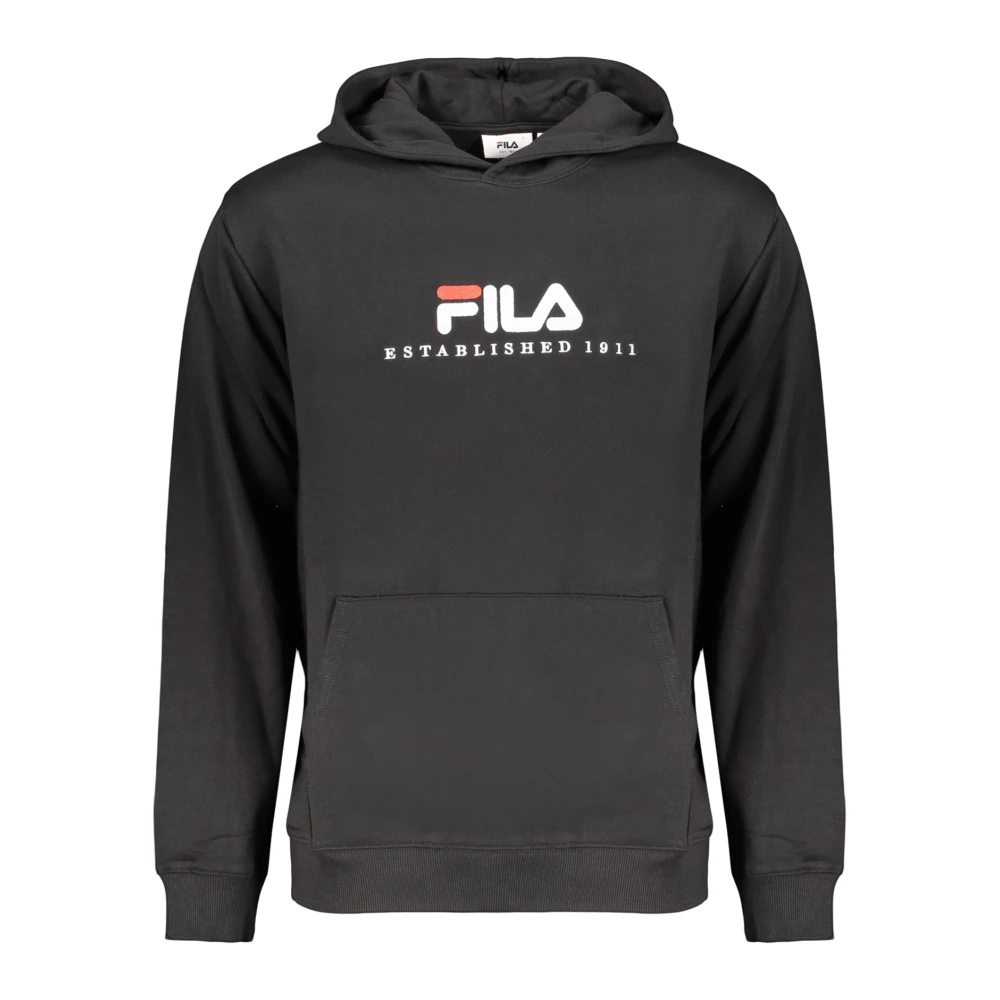 Fila Men's Black Hoodies, S, Valsera Hoodie