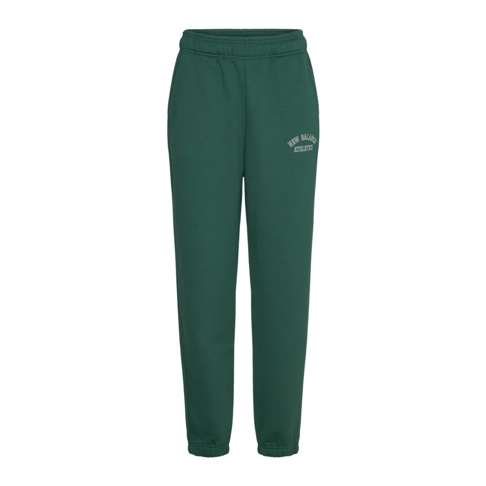 New Balance Grafische Sweatpants voor het seizoen Green Dames