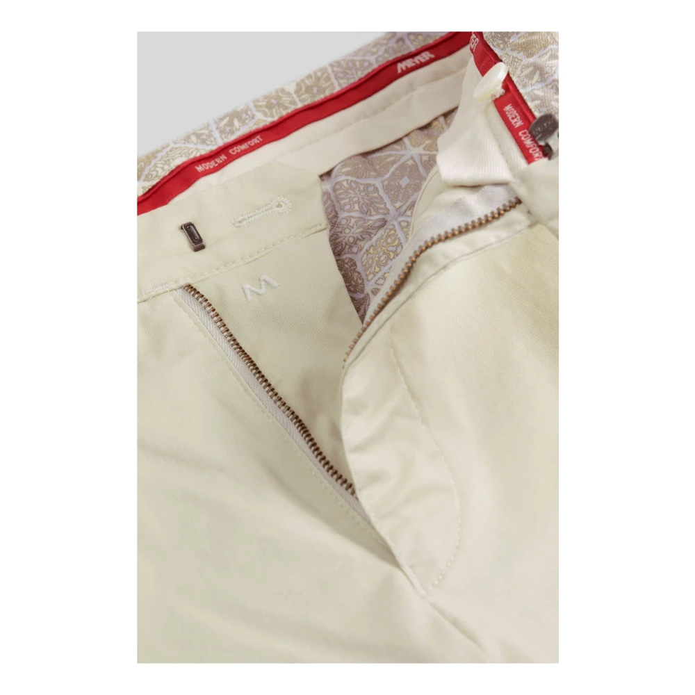 Meyer Slim Fit Katoen Chino Bonn Beige Heren