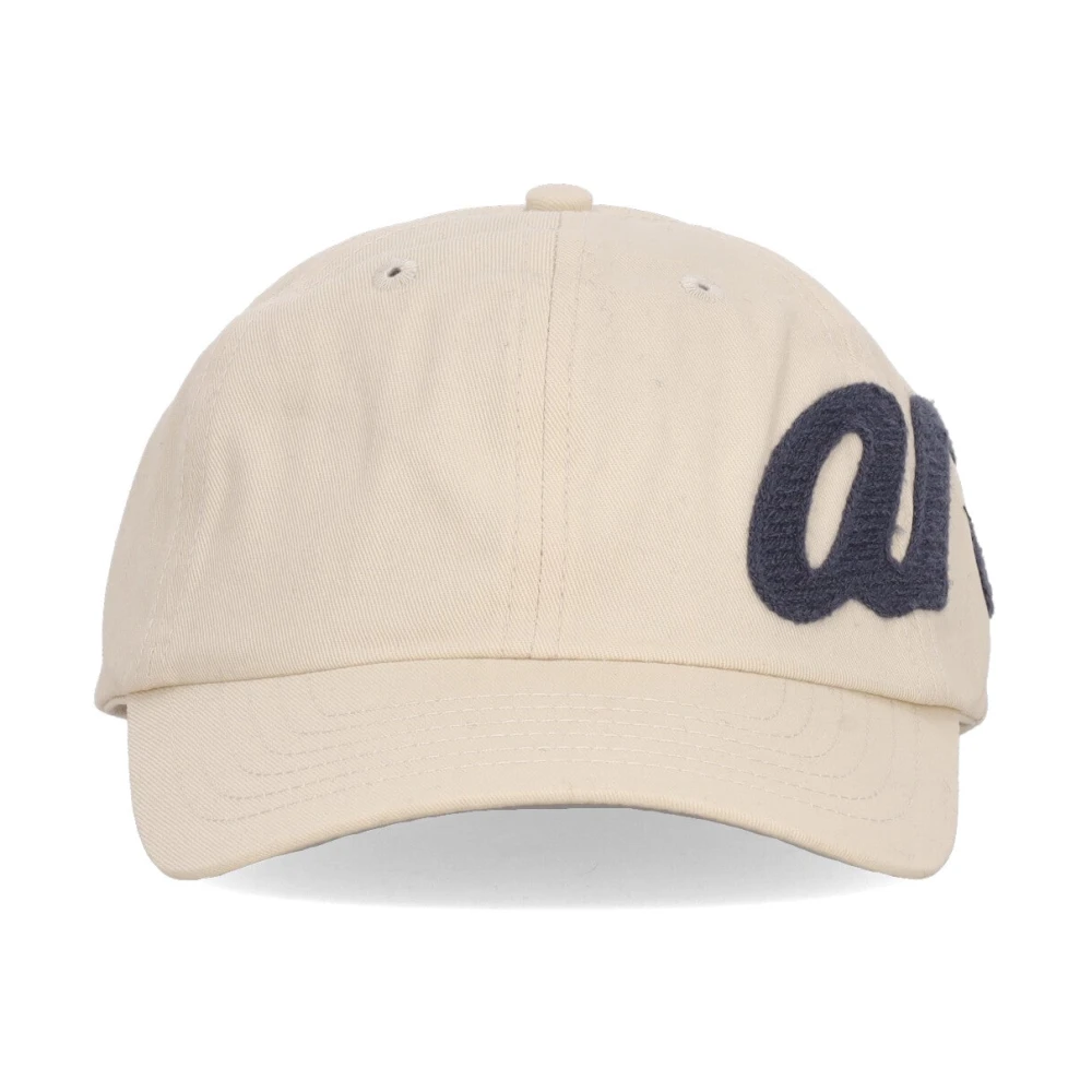 Arte Antwerp Gebogen klep geborduurde patch hoed Beige Unisex