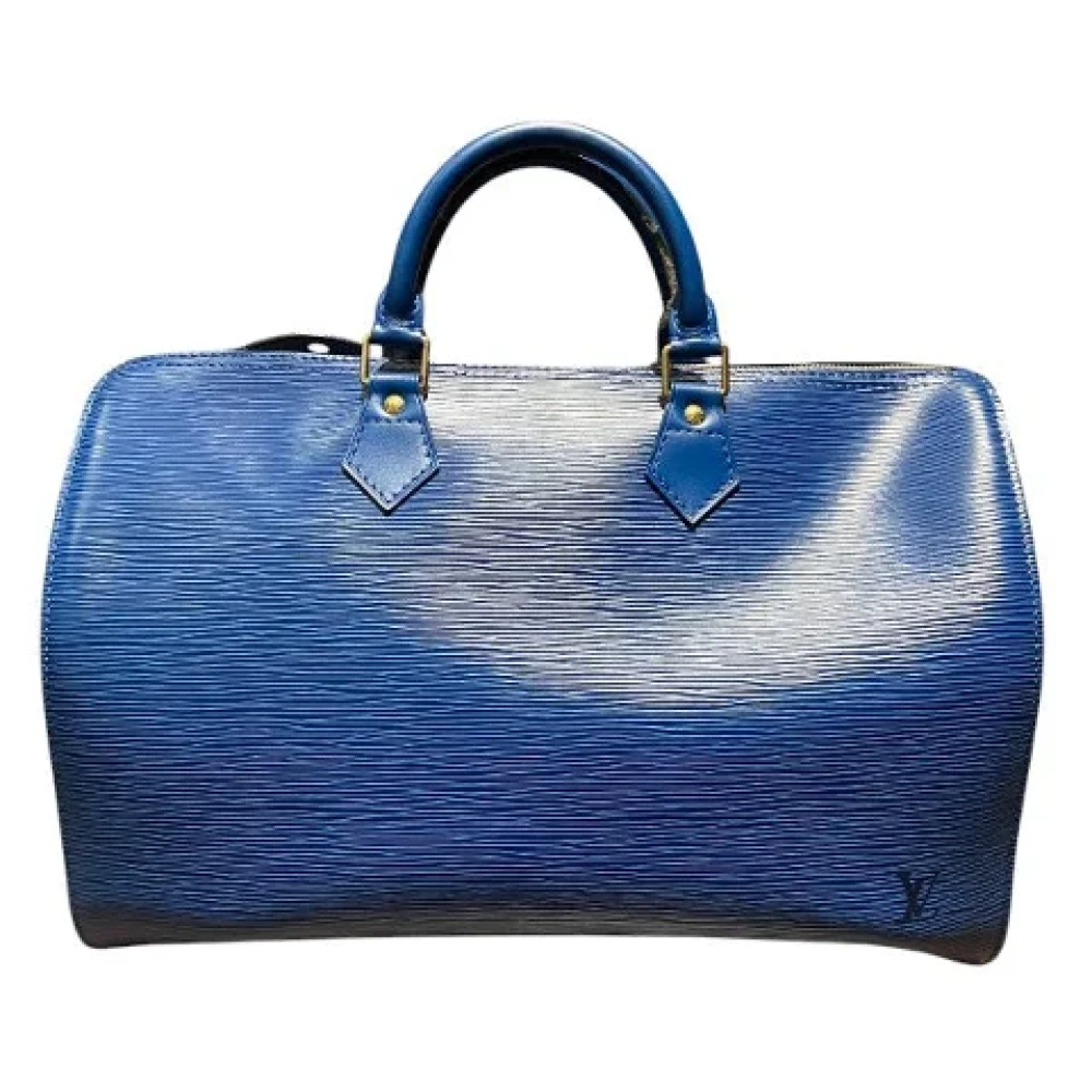 Louis Vuitton Vintage Pre-owned Leather handbags Blue Dames