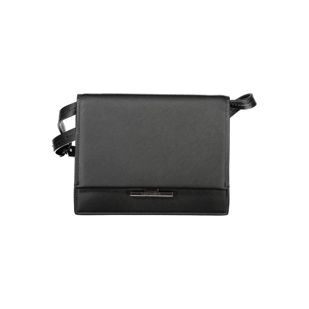 Calvin Klein Zwarte Polyethyleen Handtas Black Dames