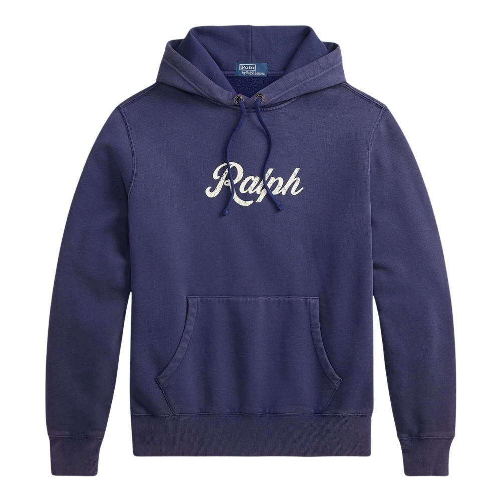 Ralph Lauren Men's Blue Hoodies, L, The Ralph Logo Hoodie