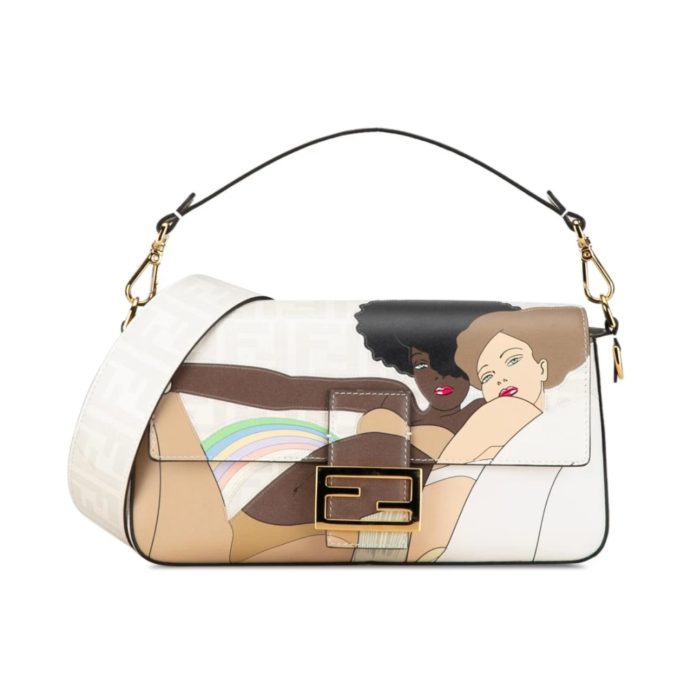 Fendi Vintage Women's Pre-Owned Baguette Two Illustration