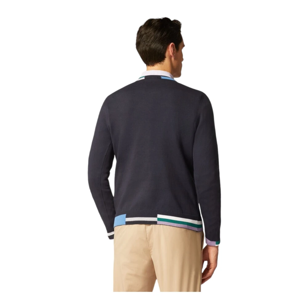 Harmont & Blaine Trui met ronde hals Gray Heren