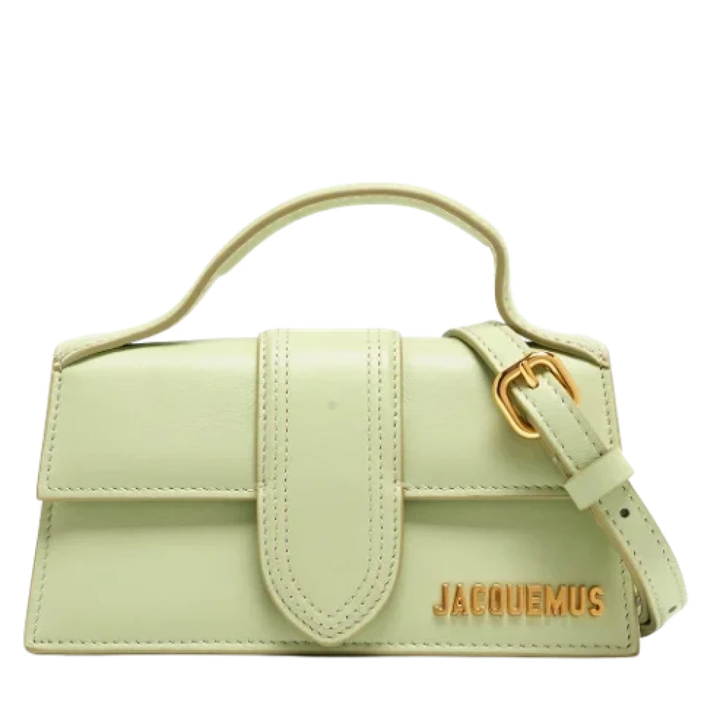 Jacquemus Pre-owned Leather handbags Green Dames