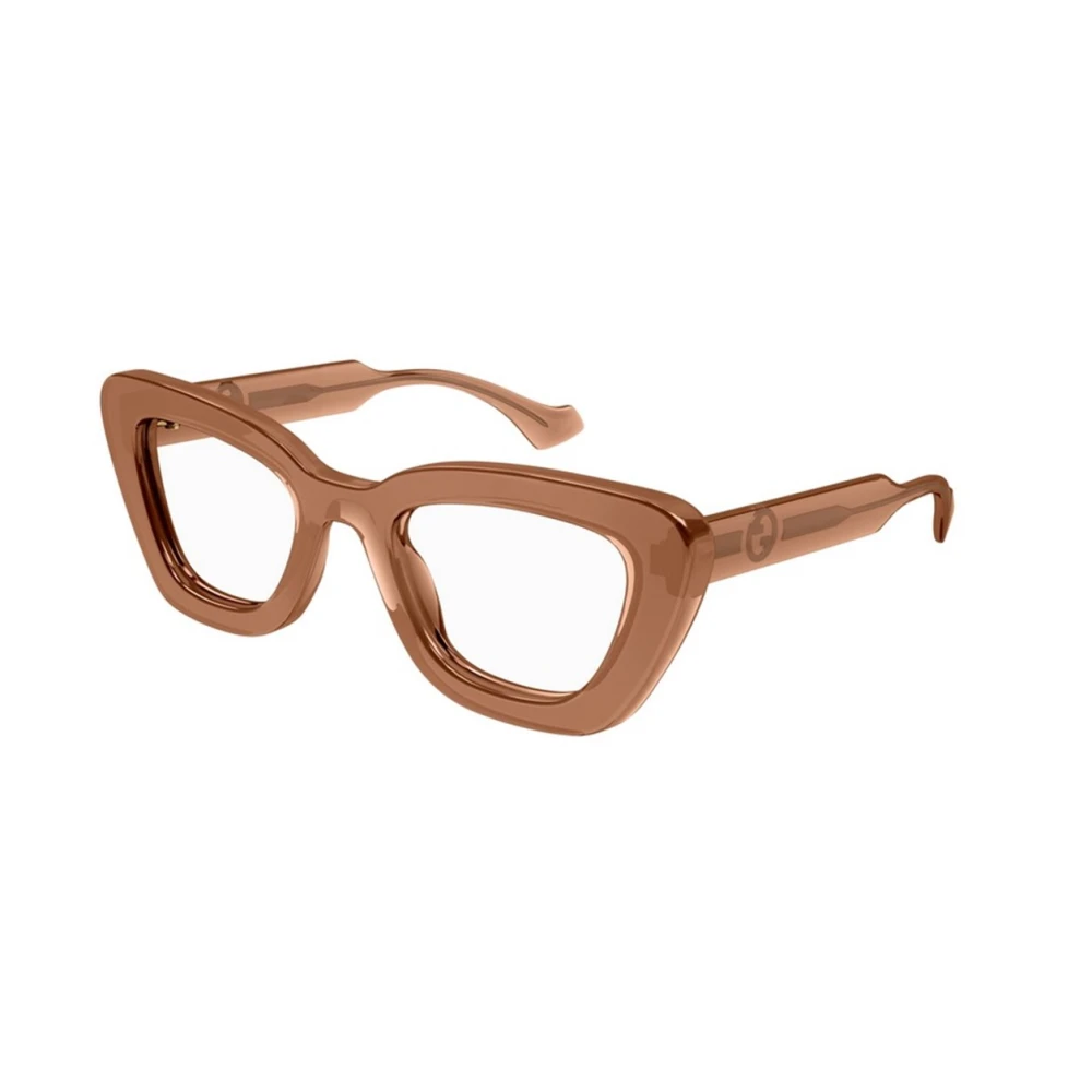 Gucci Bruine Zonnebril met Montuur Brown Unisex