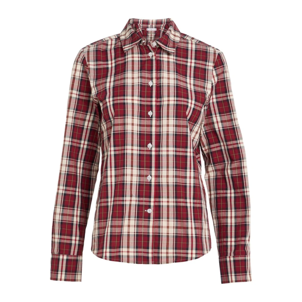 Tommy Hilfiger Geruite Damesoverhemd Modern Ontwerp Multicolor Dames