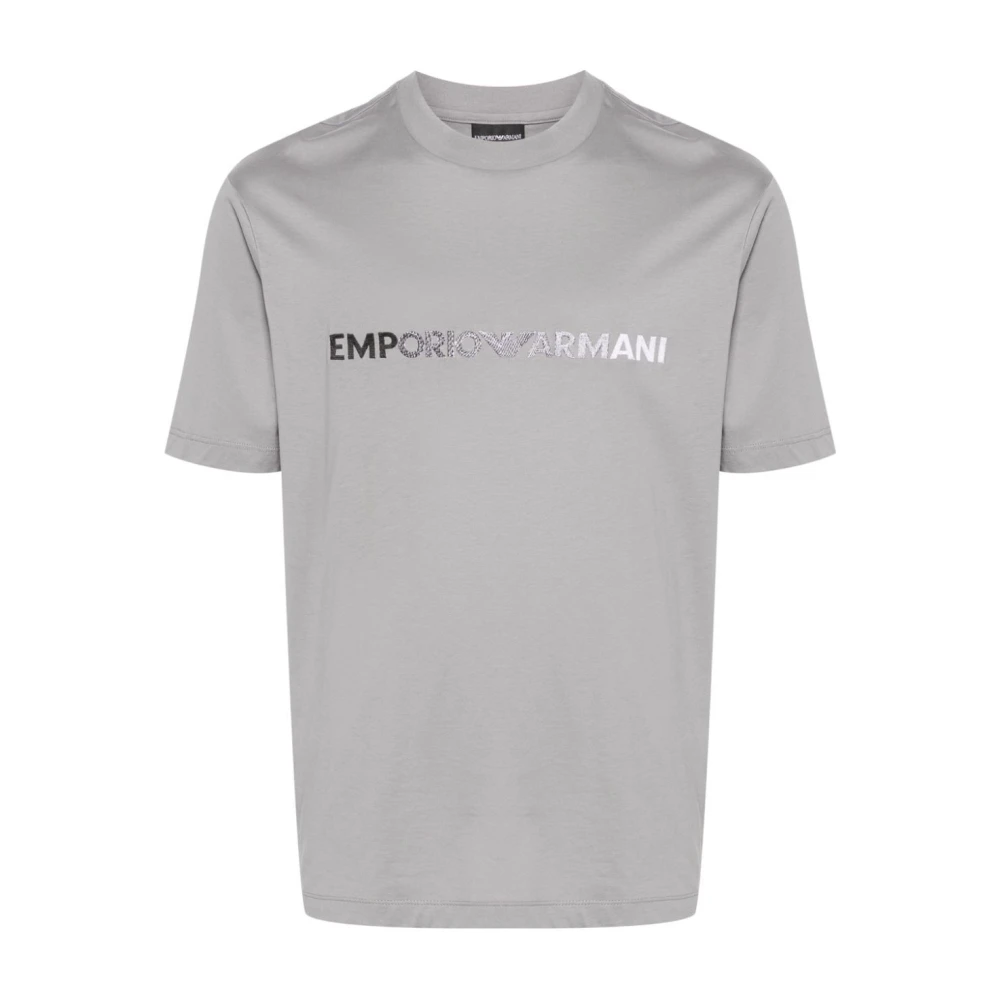 Emporio Armani Stijlvol T-shirt Gray Heren