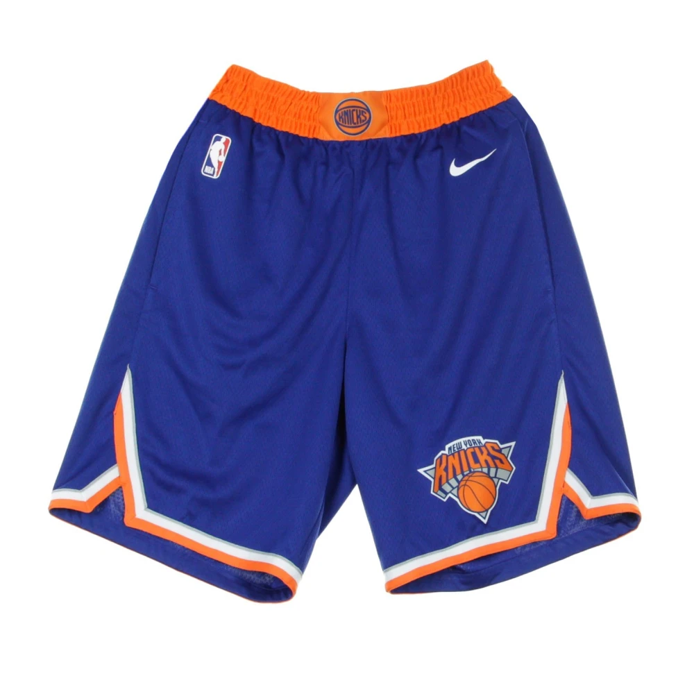 Nike New York Knicks Basketbalshorts Blue Heren