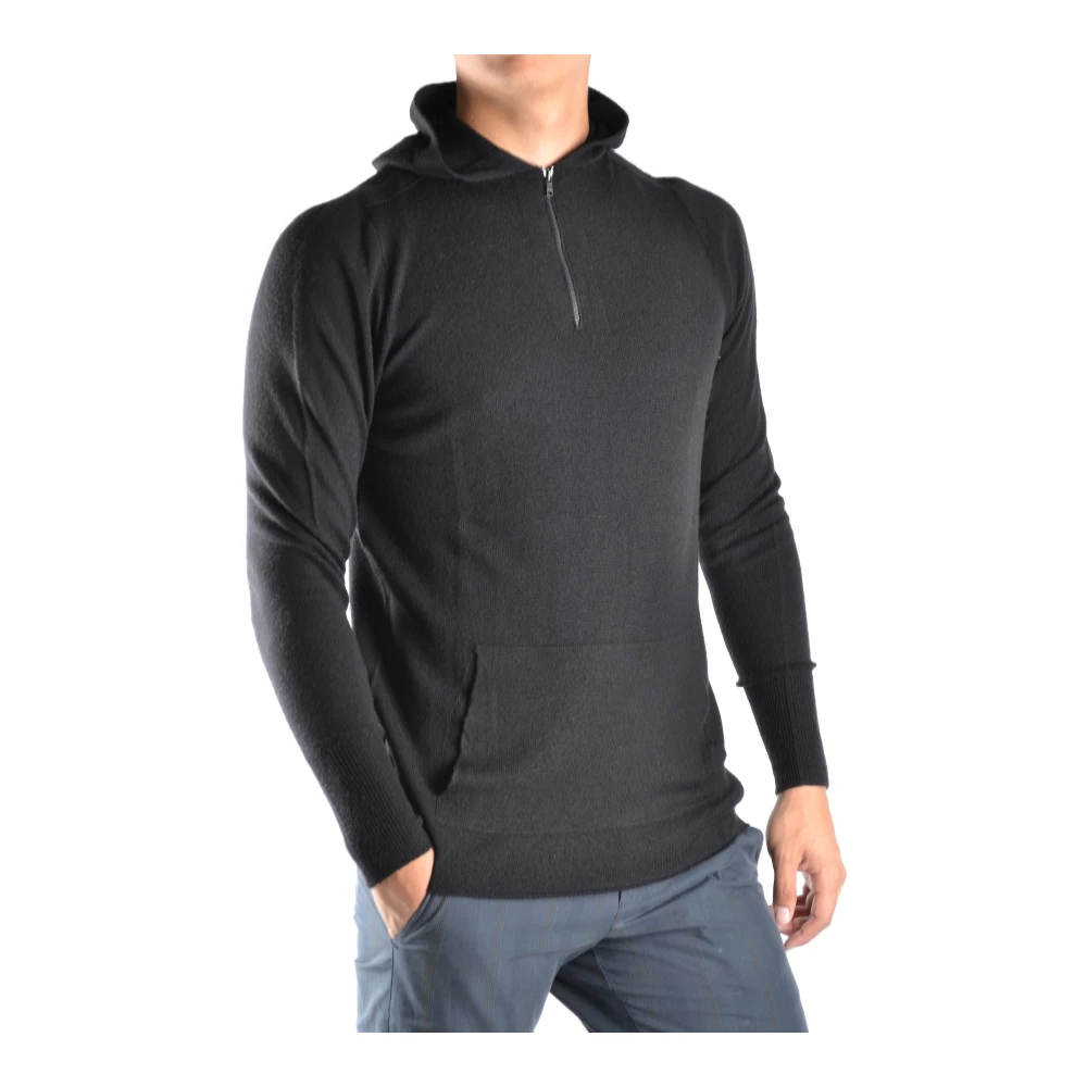 Yohji Yamamoto Stijlvol Sweatshirt voor Mannen Black Heren