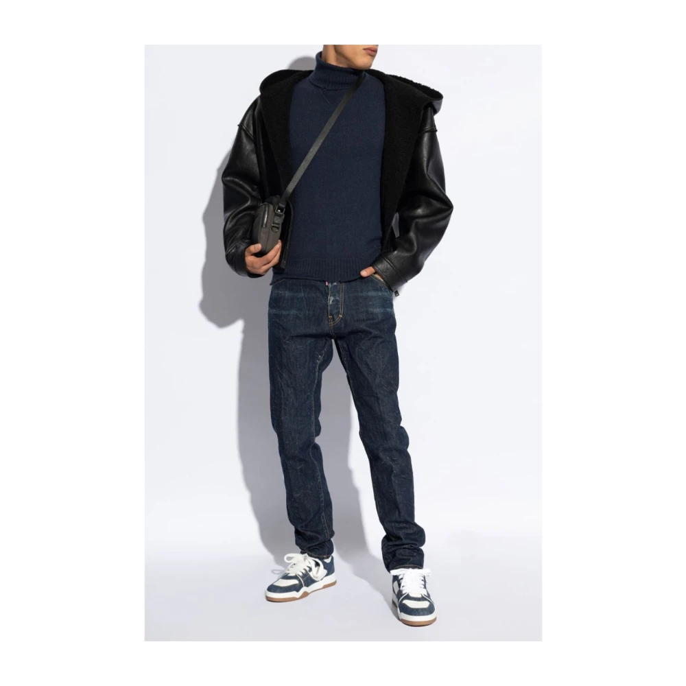 Dsquared2 Stijlvolle Pullover Sweater Blue Heren