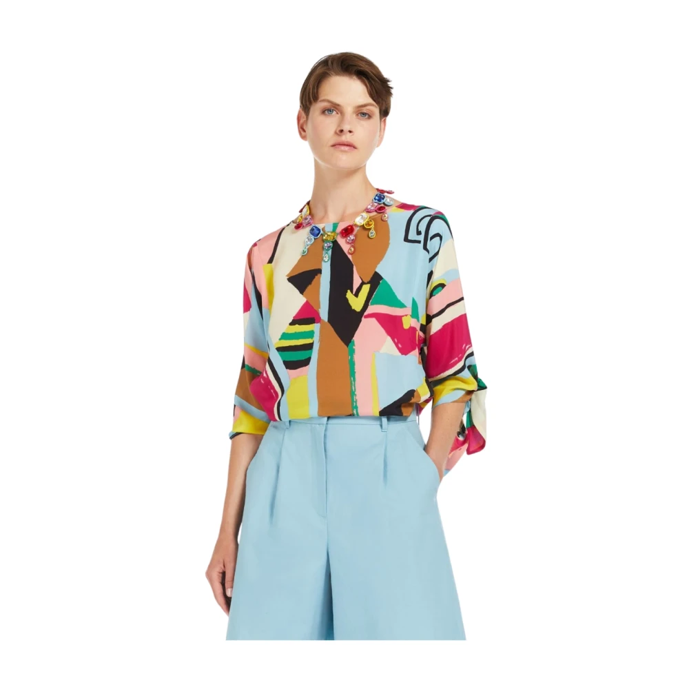Max Mara Pomposa Overhemd Multicolor Dames
