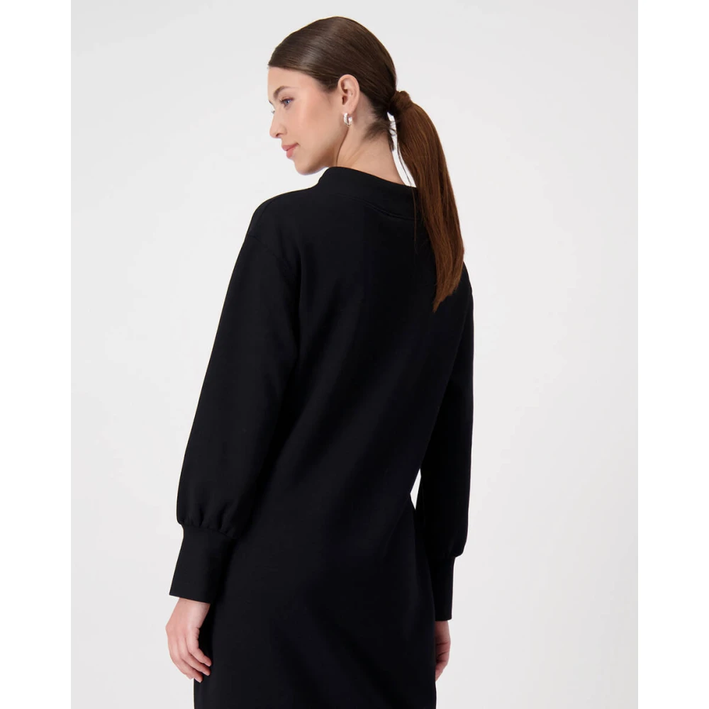 monari Pullover Jurk 808158 Black Dames