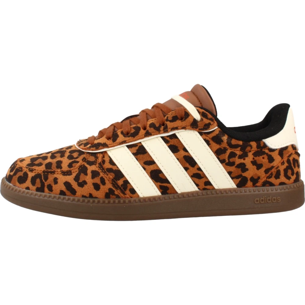 Adidas Sportswear Damen Beige/Orange/Weiß Sneaker "Breaknet Sleek", Gr. 39, Dusky Bronze, Cream Gum5, Leder, Synthetik, Schuhe Sneaker, Inspiriert Vom Design - Image 5