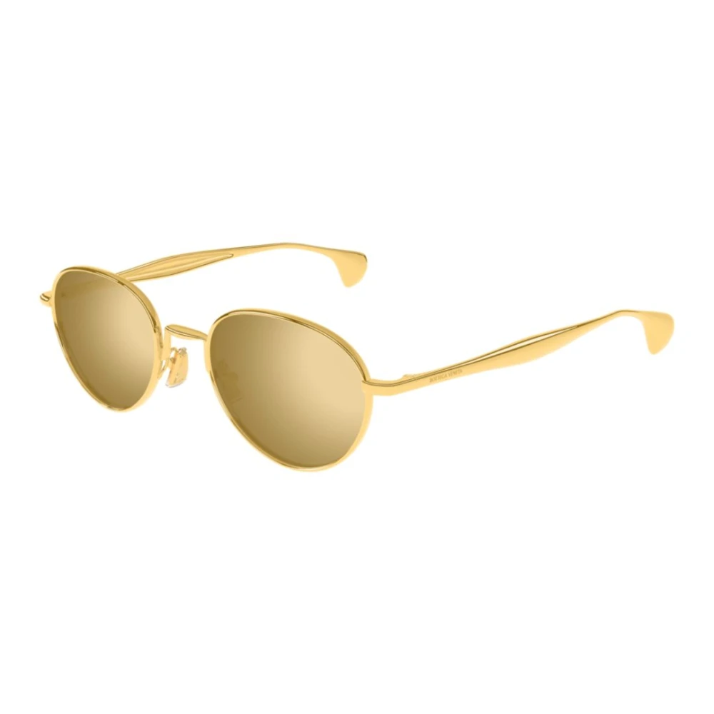 Bottega Veneta Unisex Yellow Sunglasses, 50 Mm, Panthos Sunglasses