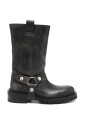 bottes-en-caoutchouc-noir-avec-bride