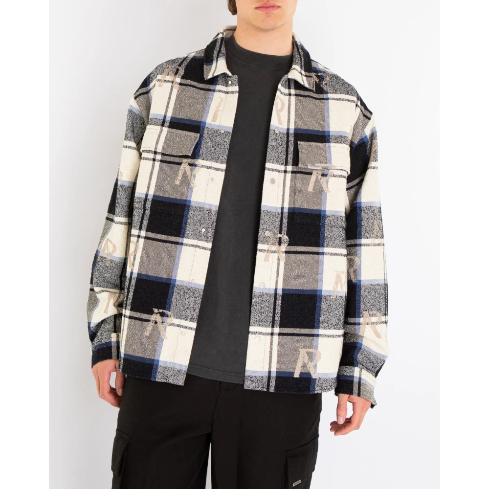 Represent All Over Initial Flannel Shirt Multicolor Heren